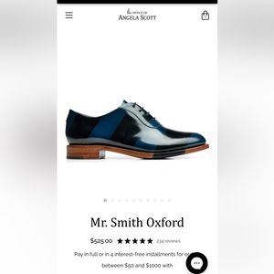 The Office of Angela Scott Mr. Smith Oxford Shoe